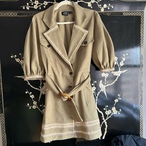 Pat Bo dress with belt detail and pockets